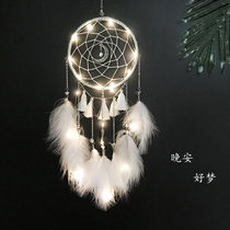 Indian White Moonlight Dreamnet Hanging Girl Heart Wind Bell Forest Room Decoration Birthday Gift