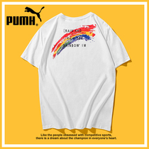 Classic Puma summer thin short-sleeved T-shirt mens and womens sports clothes running 2021 new couple loose T-shirt