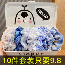 Large intestine hair ring summer Japanese girl simple tie head rubber band head rope 2021 new sausage hair rope headdress