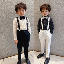 Childrens Birthday Host Boy Gown Suit Suit Spring Autumn Season Boy Suit Back With Pants Piano