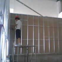 Light steel keel gypsum board partition wall Office plant shopping mall hospital partition wall Jinan door-to-door installation