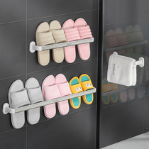 Bathroom trailer rack-free wall hanging shoes drain toilet storage rack dormitory artifact toilet rack