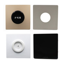 Type 86 hotel household panel HDMI network cable audio socket outlet wire hole cover rubber coil