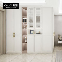(I am happy) wardrobe household bedroom simple small apartment sliding door storage cabinet children's room modern simplicity