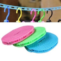 5 M clothes rope drying rope outdoor windproof non-slip thick multifunctional indoor and outdoor non-perforated cold clothes rope