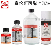 Dutch TALENS Terrence Acrylic Glazing oil 114 bright light 115 Matt 116 satin semi-Matt protection oil