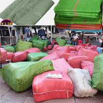 Finishing the bag delivery woven bag Moving Bag logistics Packing Bag Ultra Large Snake Leather Bag Thickened Hemp Bag set to do
