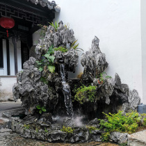 Large Real Stone Fake Mountain Flowing Water Fountain Fish Tank fish fish Balcony Fish Pool Courtyard Garden Villa Outdoor Pendulum