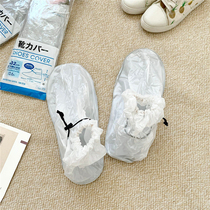 Rainy day waterproof mud-proof non-slip wear-resistant drawstring shoe covers meet