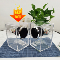 Private custom full transparent acrylic speaker sound 3 inch full range B3N Huiwei speaker HiFi Hi-fi audio
