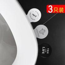 Cartoon toilet handle toilet cover accessories toilet handle toilet cover flip cover toilet handle