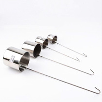 Wine lifting stainless steel drinker household small wine hanging wine spoon lifting wine leakage funnel caliber oil spoon to send mesh piece