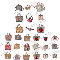 MCKIDS custom baby bag new butterfly ladybug shoulder bag children Banana strawberry tote bag rabbit Hand bag