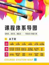 The curriculum system of the Fine Arts Agency includes the 5 version of 5 sets of course systems