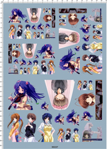 Car model CLANNAD town family (pain car stickers)Universal logo special water stickers(90227)