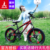 Phoenix childrens bicycle 18 20 22 inch boys and girls students variable speed mountain bike double disc brake shock absorption