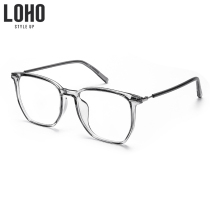 LOHO anti-blue radiation myopia glasses men can match degree anti-blue fatigue flat light makeup artifact female trend