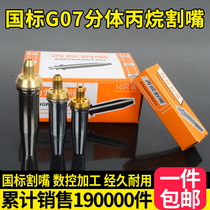 GB G07-30 100 300 cutting gun split propane cutting nozzle Stainless steel gas liquefied gas plum cutting nozzle