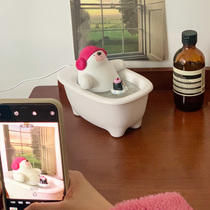 Creative Bathtub Humidifiers Usb Home Silent Bedrooms Large Capacity Spa Small Bear Humidifier Purifies Air
