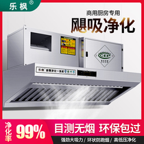 Smoke purification All-in-one machine hood Commercial fume Kitchen stove Hotel catering BARBECUE Indoor filtration and purification