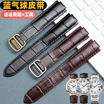  Suitable for Cartier blue balloon original watch with leather alligator belt cartier accessories mens and womens bracelets