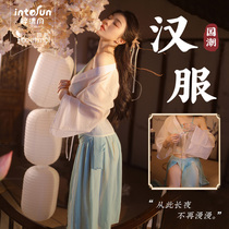 Mu ancient style national tide Hanfu sexy womens pajamas set lingerie clothing passion uniform clothes men 7060