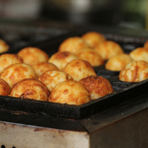 Bande octopus 20kg octopus meatballs pre-mixed powder snacks raw fish ball meal manufacturers