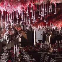 Acrylic water drop pendant wedding pendant ceiling pendant wedding props raindrop ceiling crystal drop drops