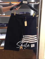 Thom Browne shorts 22 Summer TB Classic striped sweatpants sports casual 50% pants male and female