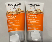 German WELEDA Virese baby shampoo bath two-in-one seal with 150ml fruit orange taste