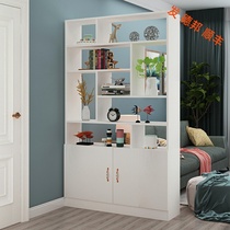 Simple modern ecological board living room cabinet hall cabinet double-sided wine cabinet screen decoration cabinet shoe cabinet porch cabinet partition cabinet
