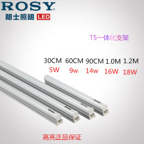 ROSY Lancers lighting led T5 integrated bracket fluorescent lamp without dark groove background energy-saving tube lamp