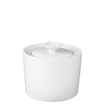 Domestic spot Meissen Mason German snowball flower pure white embossed porcelain sugar White sugar tank Sugar tank