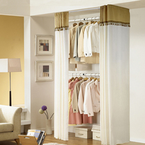 Indomitable clothes rack floor bedroom open simple cloakroom shelf assembly wardrobe coat rack hanging