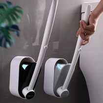 Disposable toilet brush wall-mounted type disposable replacement head no dead corner cleaning set toilet toilet brush artifact