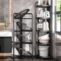 Toilet shelf floor toilet bathroom triangle household corner toilet bathroom face basin storage frame