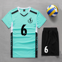 Mens and womens volleyball suit suit sleeveless volleyball team uniform Sports breathable volleyball training game suit custom printed number group purchase