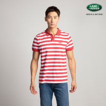 Land Rover mens striped POLO short sleeve T-shirt POLO shirt short sleeve T-shirt core series