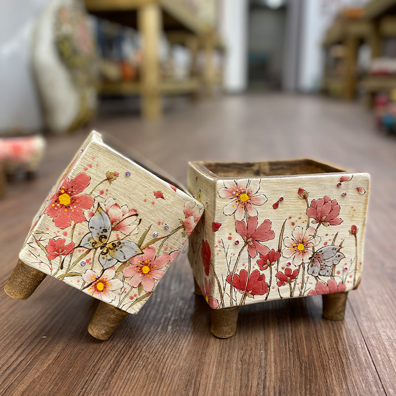 K04 April 12 (021-040) all kinds of beautiful pots (Korean flower pots live) Golden Sisters