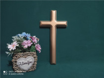  Seamless overall cross gold windproof rainproof sunproof non-fading non-cracking Christ and Jesus educational gifts