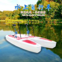 Water single double bicycle Couple FRP leisure tour Entertainment Scenic park Pedal boat