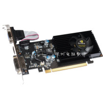 Jin Shuosheng original GT210 1G dual-screen HD brand machine small chassis office graphics card half-height knife card bright machine card