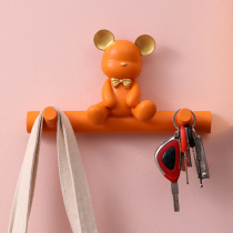 Creative Violent Bear Decoration Hook on Xuanguan doorway Living Room Key Containing Shelf Wall-hung Wall Hung Hanger