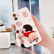 Apple 12 mobile phone case cartoon iphone11promax ultra-thin all-inclusive x anti-drop xr silicone xs New small new 8Plus stereo Butt 7 cute se2 female mini