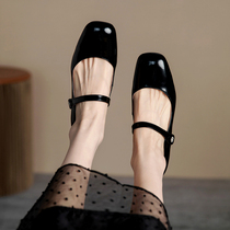 MAROLIO quickly collect these fairy shoes~with skirt single shoes summer female jk Mary Jane black heels