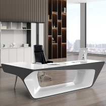 Modern fashion boss table boss desk desk manager table simple large Class table creative paint white desk