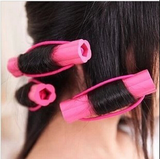 Korean Edition Hair Knitter Self-adhesive Curling Bar Curling Bar Hair Disk Hair Hair Tool Liu Hai Hai Hair Jewelry Hair Ring