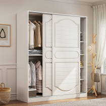 Wardrobe home bedroom sliding door modern simple small apartment bag installation big wardrobe simple children sliding door wardrobe