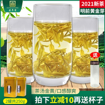 Gu Niantang Golden Bud Tea 2021 New Tea 250g Mingqian Golden Leaf Authentic Anji White Tea canned green Tea