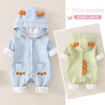Baby clothes Spring loaded jacket Double layer pure cotton outfits for men and women 0-6-month casual Harvest climbing clothes